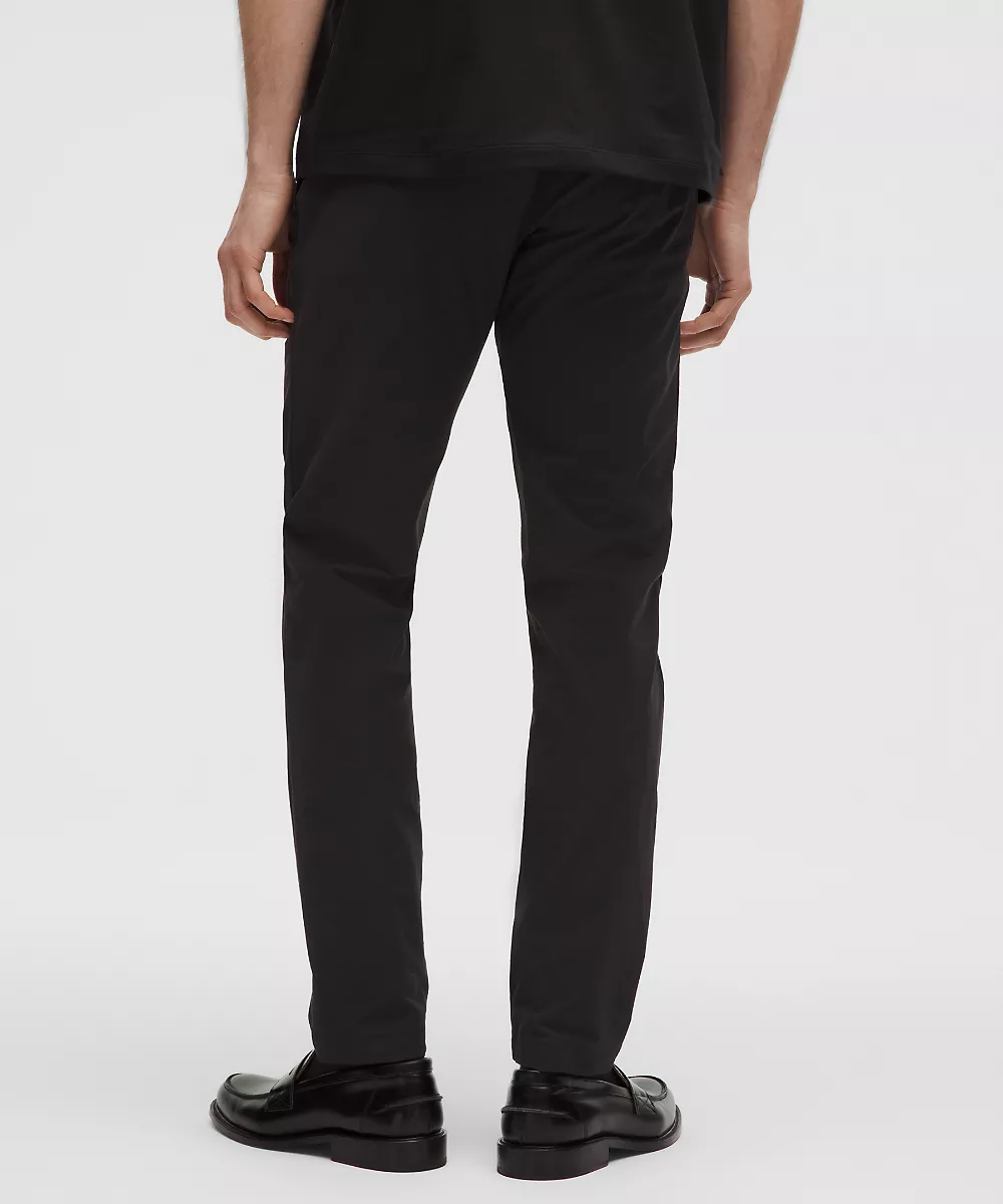 Pantalon ABC coupe ajustée 32L *Stretch Cotton VersaTwill — Black, view 3