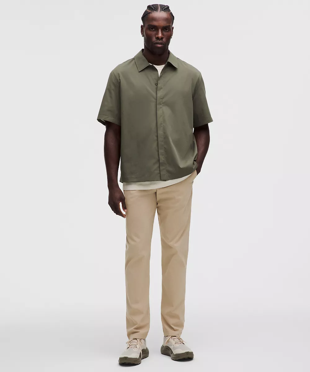 Pantalon ABC coupe classique 32L *WovenAir — Wacky Khaki, view 1
