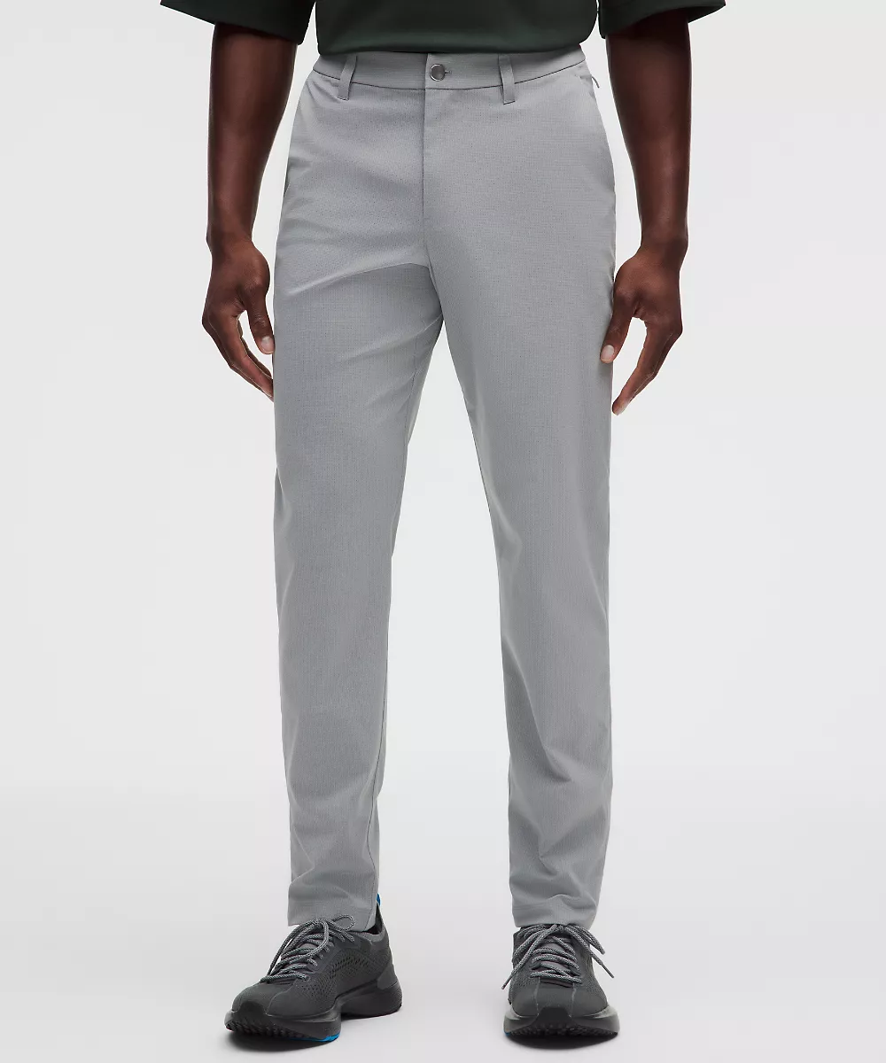 Pantalon ABC coupe ajustée 32L *WovenAir — Feather Grey, view 2