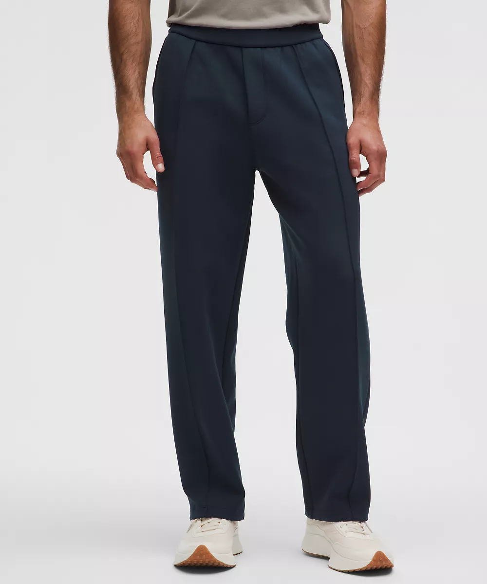 Pantalon à pli piqué Smooth Spacer *Regular — True Navy, view 2