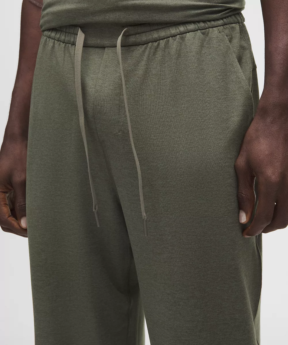 Pantalon en jersey doux coupe classique *Regular — Heathered Army Green/Heathered Willow Leaf, view 4