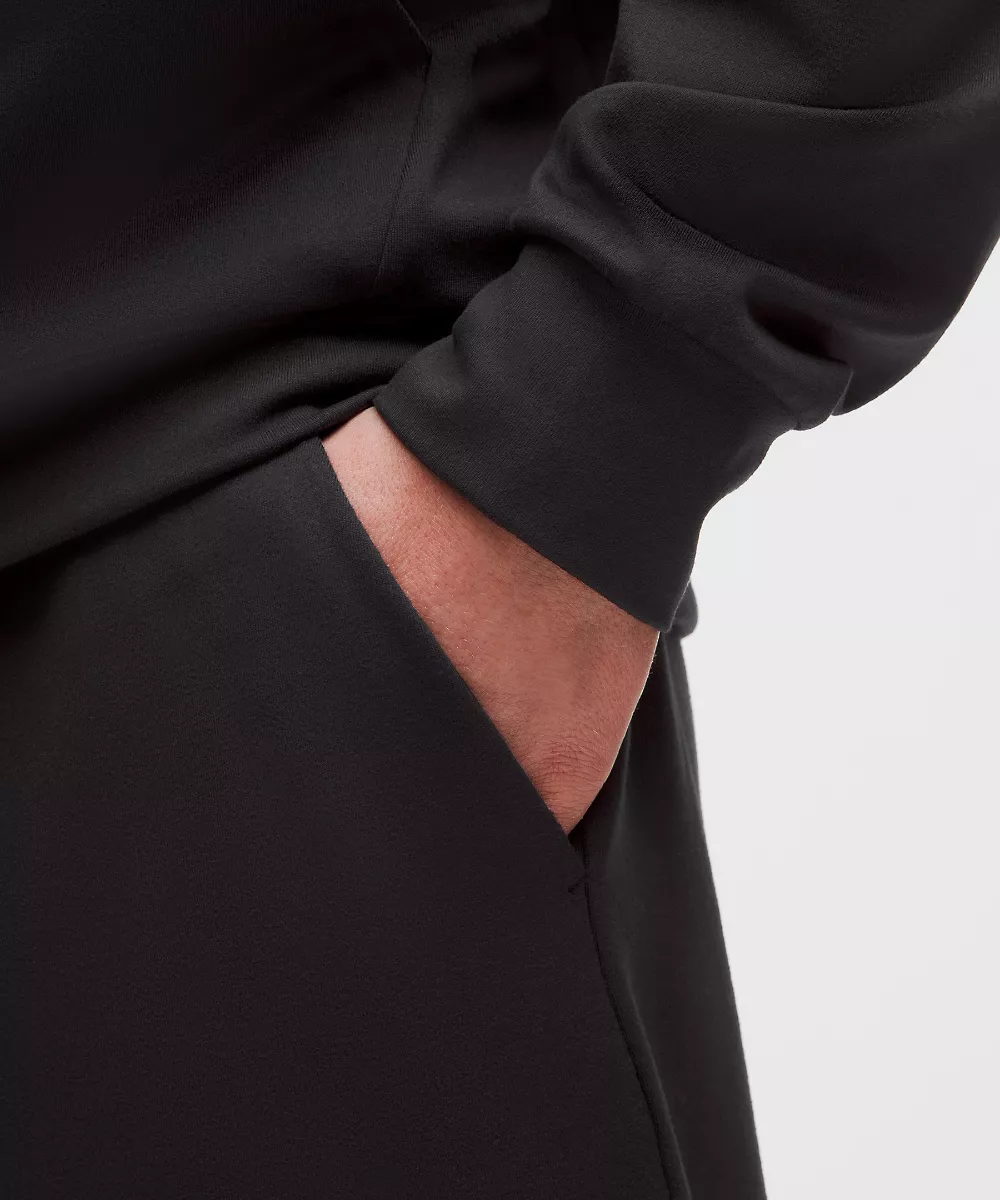 Jogging en jersey doux épais coupe décontractée *Tall — Black, view 5