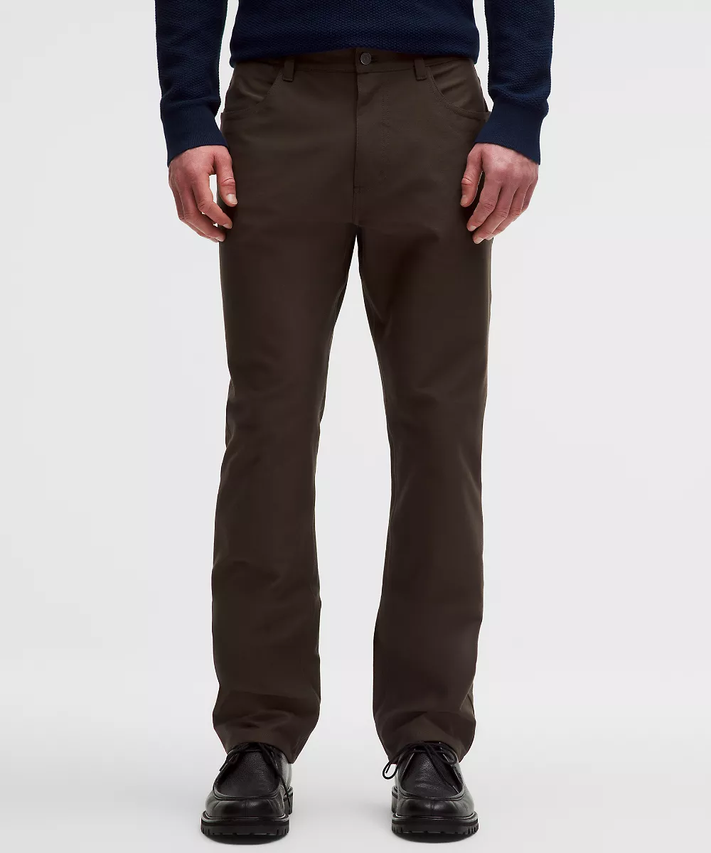Pantalon EasyFive coupe droite classique 30L — Walnut Crunch, view 2