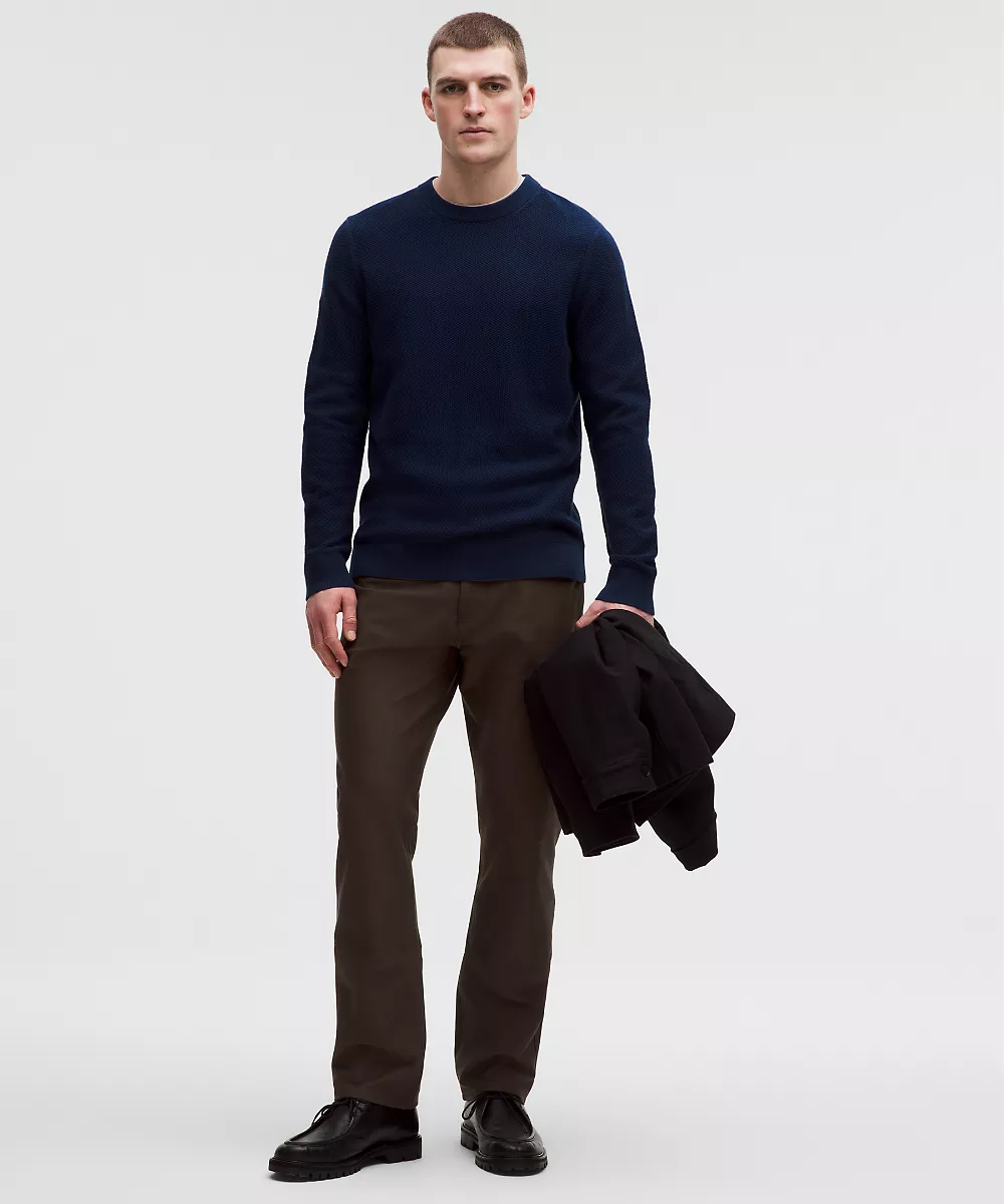 Pantalon EasyFive coupe droite classique 32L — Walnut Crunch, view 1