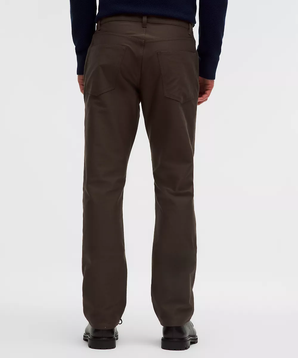 Pantalon EasyFive coupe droite classique 32L — Walnut Crunch, view 3