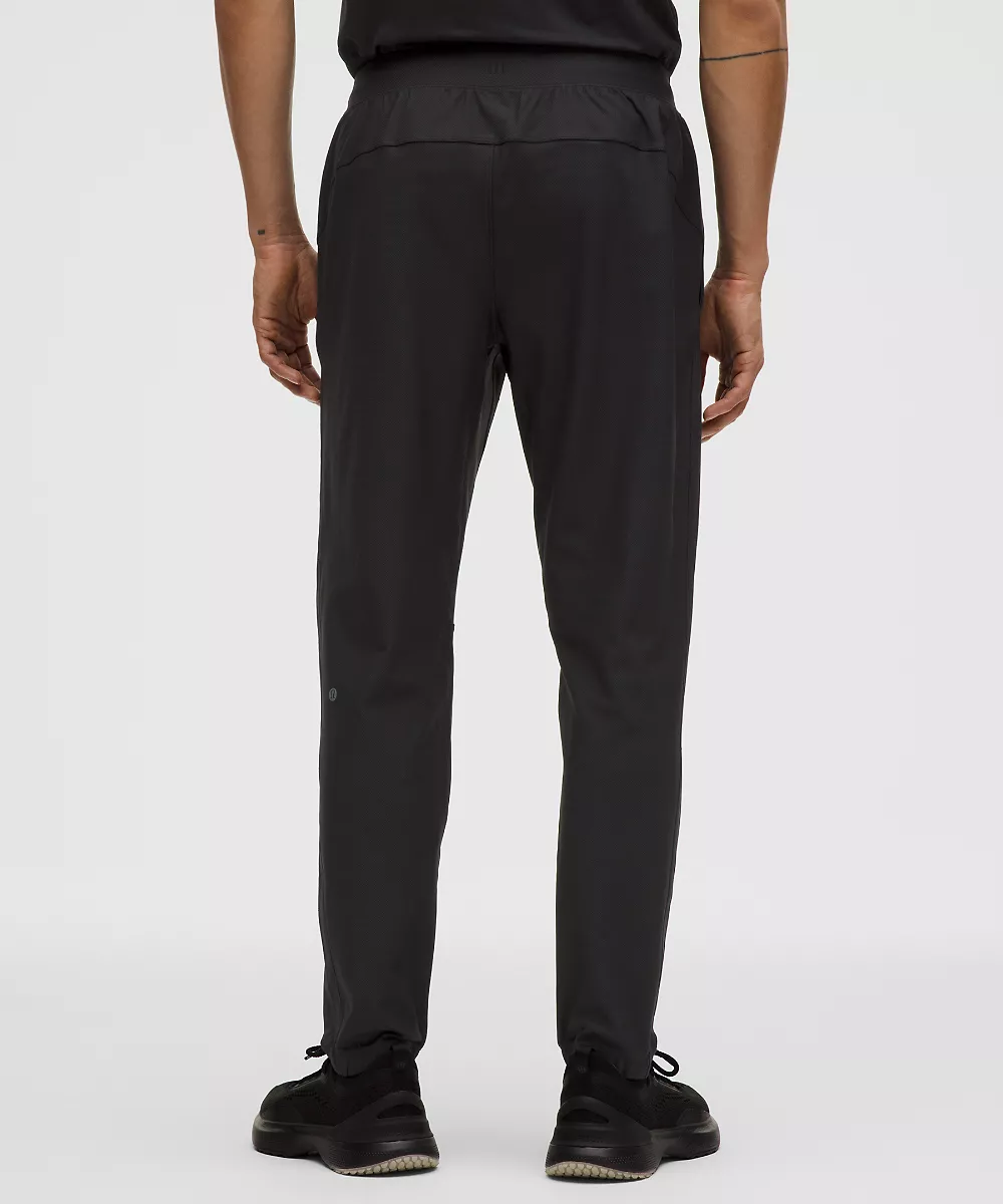Jogging d'échauffement tricoté *Regular — Black/Black, view 3