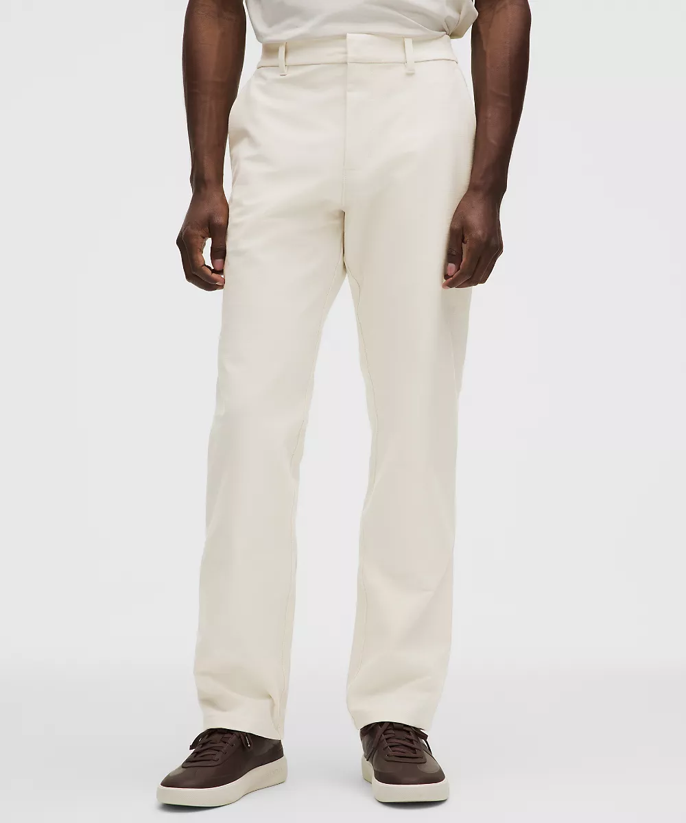 Pantalon Slacker coupe droite classique 32L — Light Ivory, view 2
