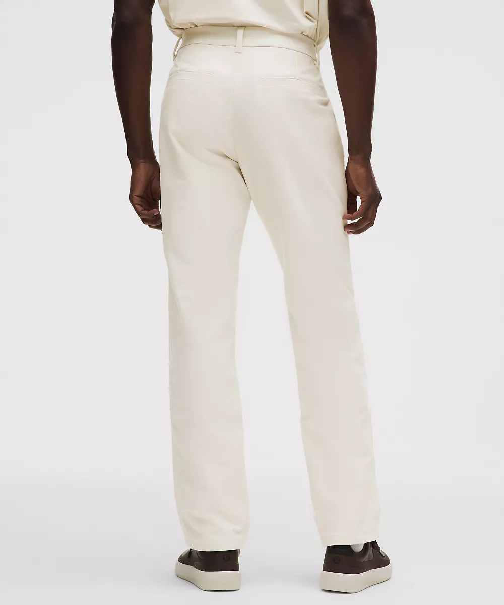 Pantalon Slacker coupe droite classique 32L — Light Ivory, view 3
