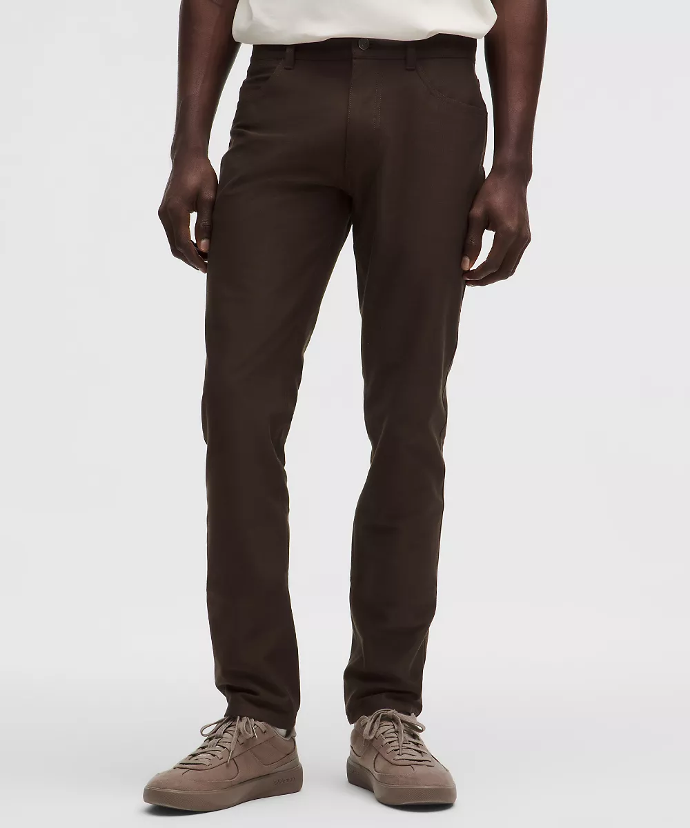 Pantalon EasyFive droit ajusté 32L — Walnut Crunch, view 2