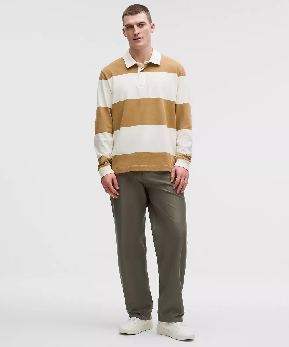 Pantalon EasyFive droit ample 32L — Army Green, view 1
