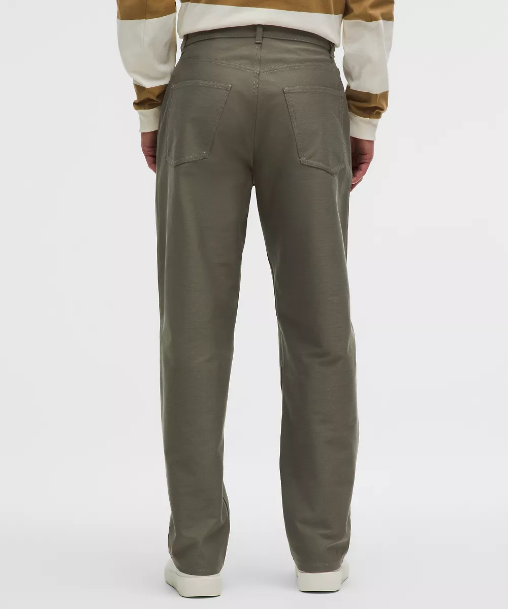Pantalon EasyFive droit ample 32L — Army Green, view 3