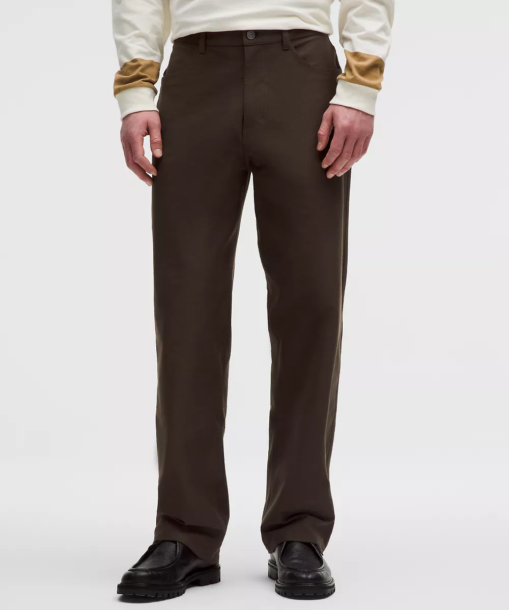 Pantalon EasyFive droit ample 32L — Walnut Crunch, view 2