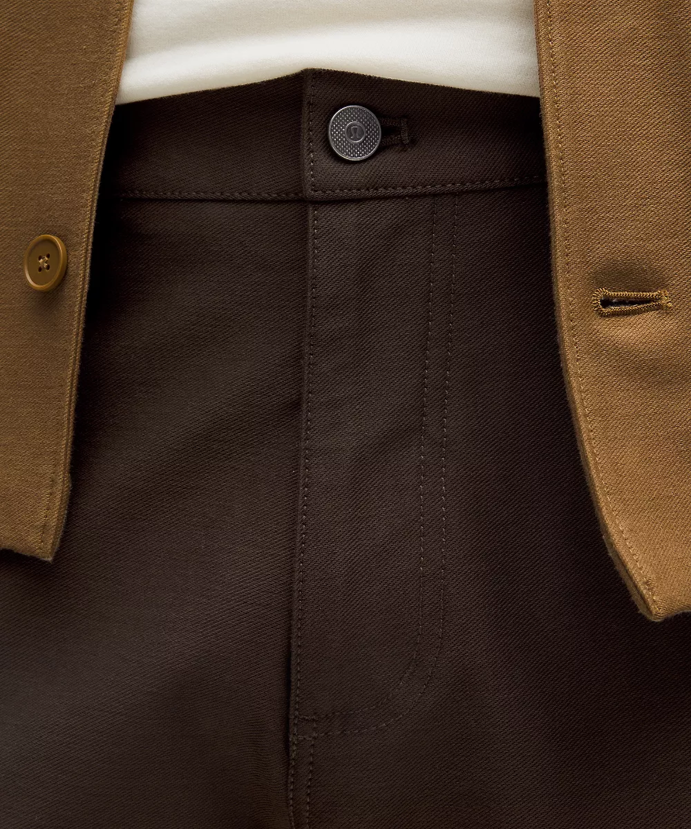 Pantalon EasyFive droit ample 32L — Walnut Crunch, view 4