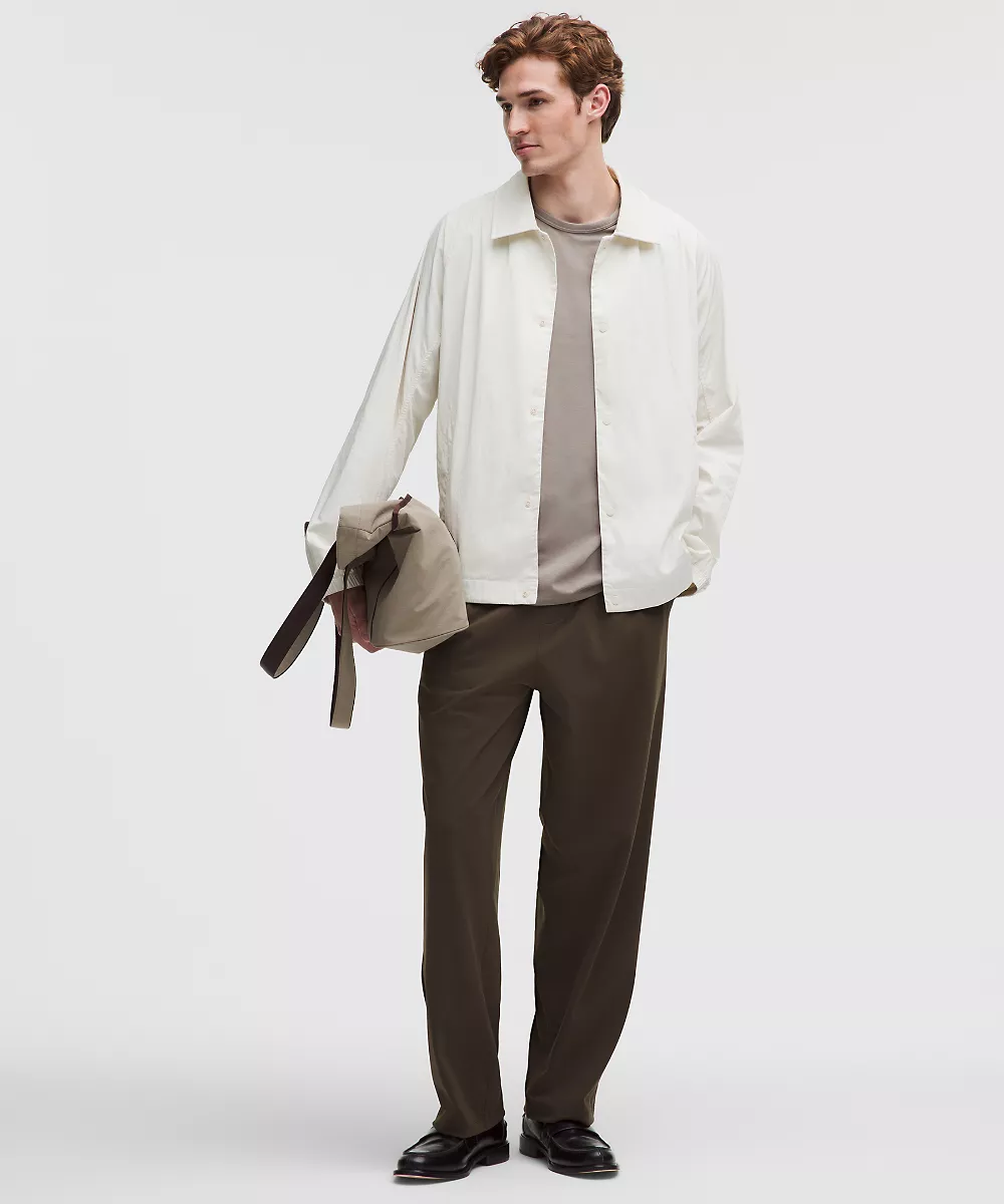 Pantalon Daydrift coupe décontractée plissé homme Regular *No Belt Loops — Olive Brown, view 2