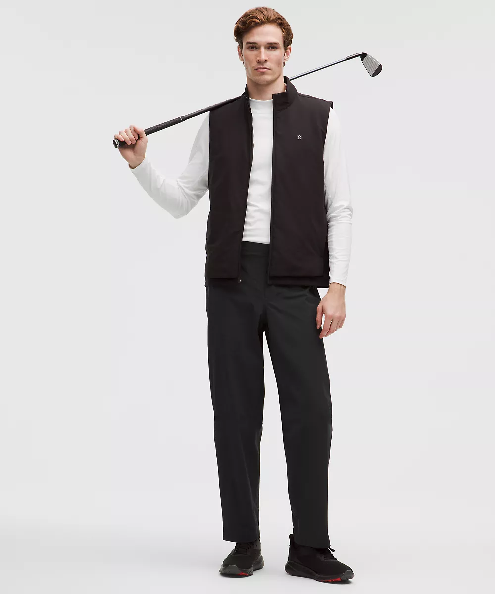Pantalon de golf imperméable *Regular — Black, view 1