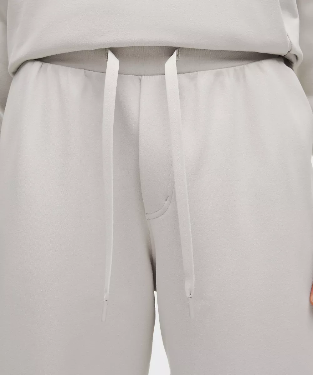 Jogging en jersey doux épais coupe décontractée *Regular — Dove Grey, view 4