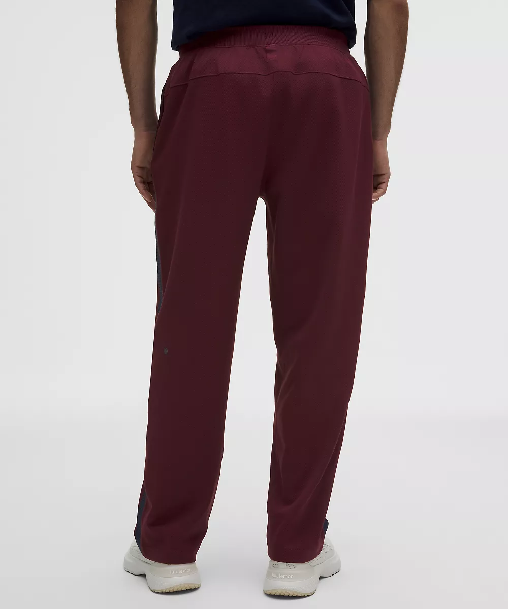 Pantalon de survêtement en piqué coupe décontractée *Regular — Burgundy Bay, view 3