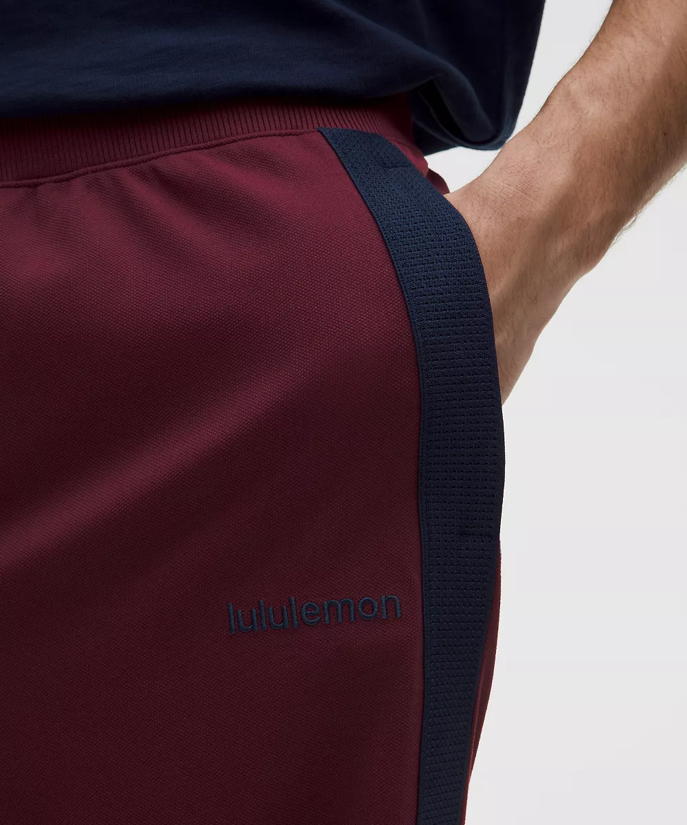 Pantalon de survêtement en piqué coupe décontractée *Regular — Burgundy Bay, view 5