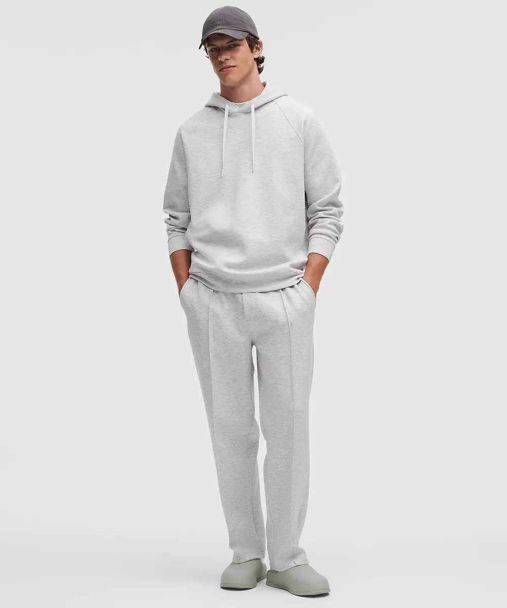 Pantalon à pli piqué Smooth Spacer *Regular — Heathered Core Ultra Light Grey, view 1