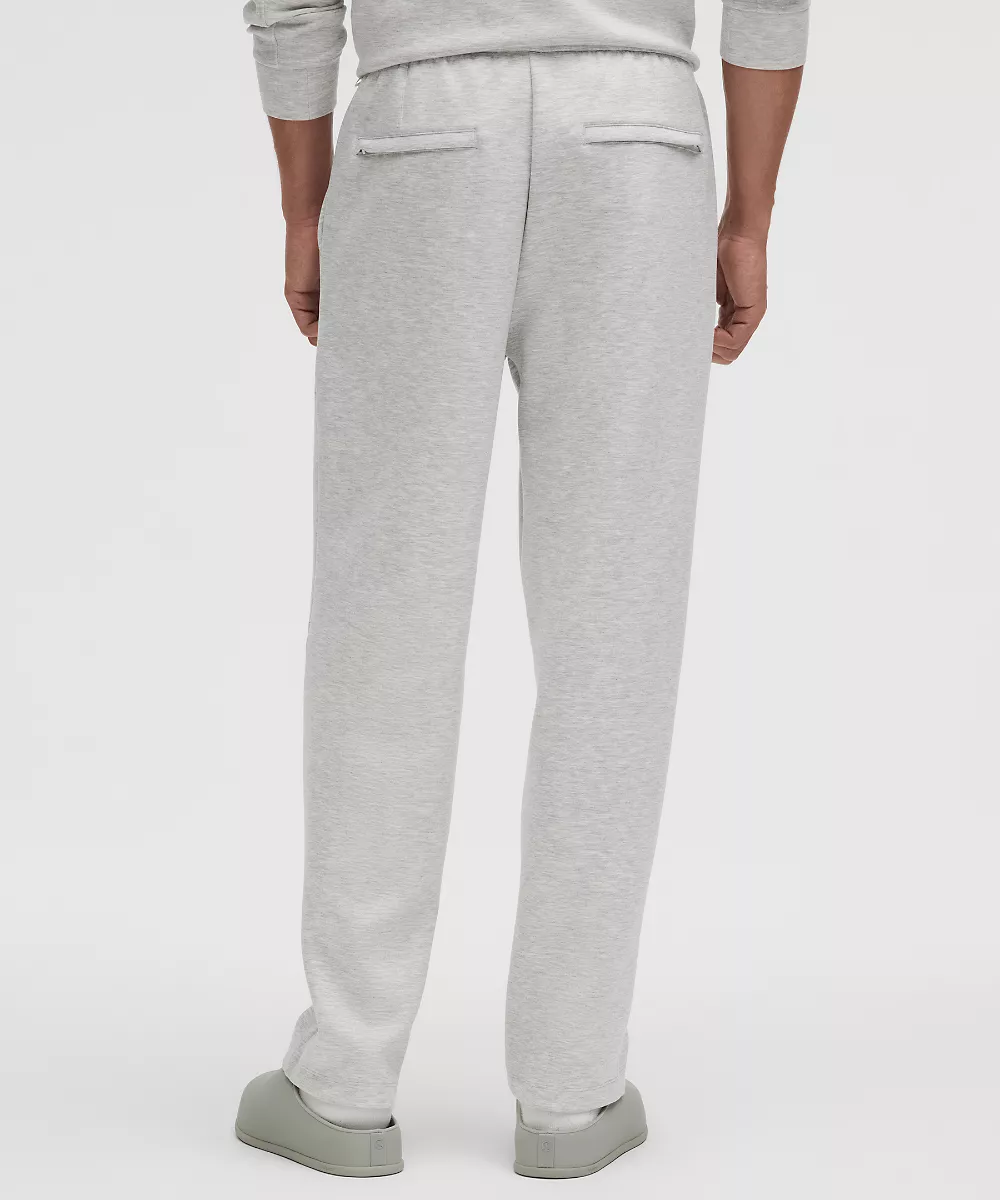 Pantalon à pli piqué Smooth Spacer *Regular — Heathered Core Ultra Light Grey, view 3