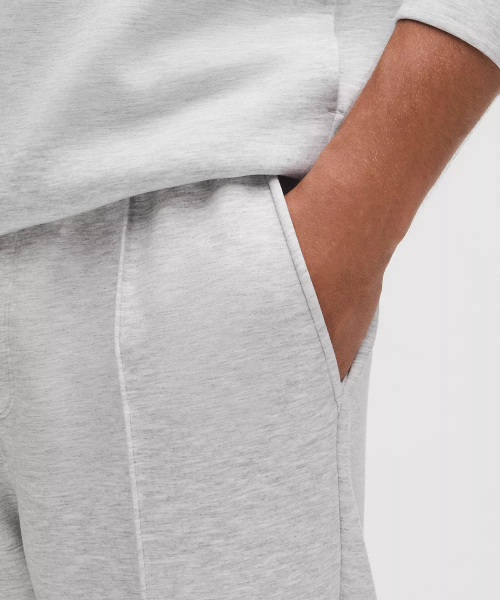 Pantalon à pli piqué Smooth Spacer *Regular — Heathered Core Ultra Light Grey, view 5