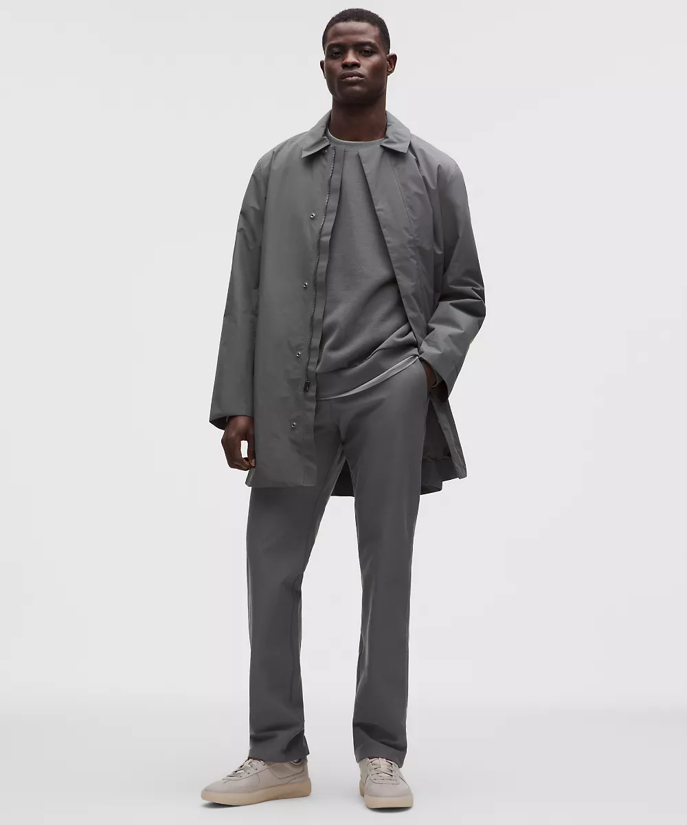 Pantalon Slacker coupe droite classique 30L — Onyx Grey, view 1