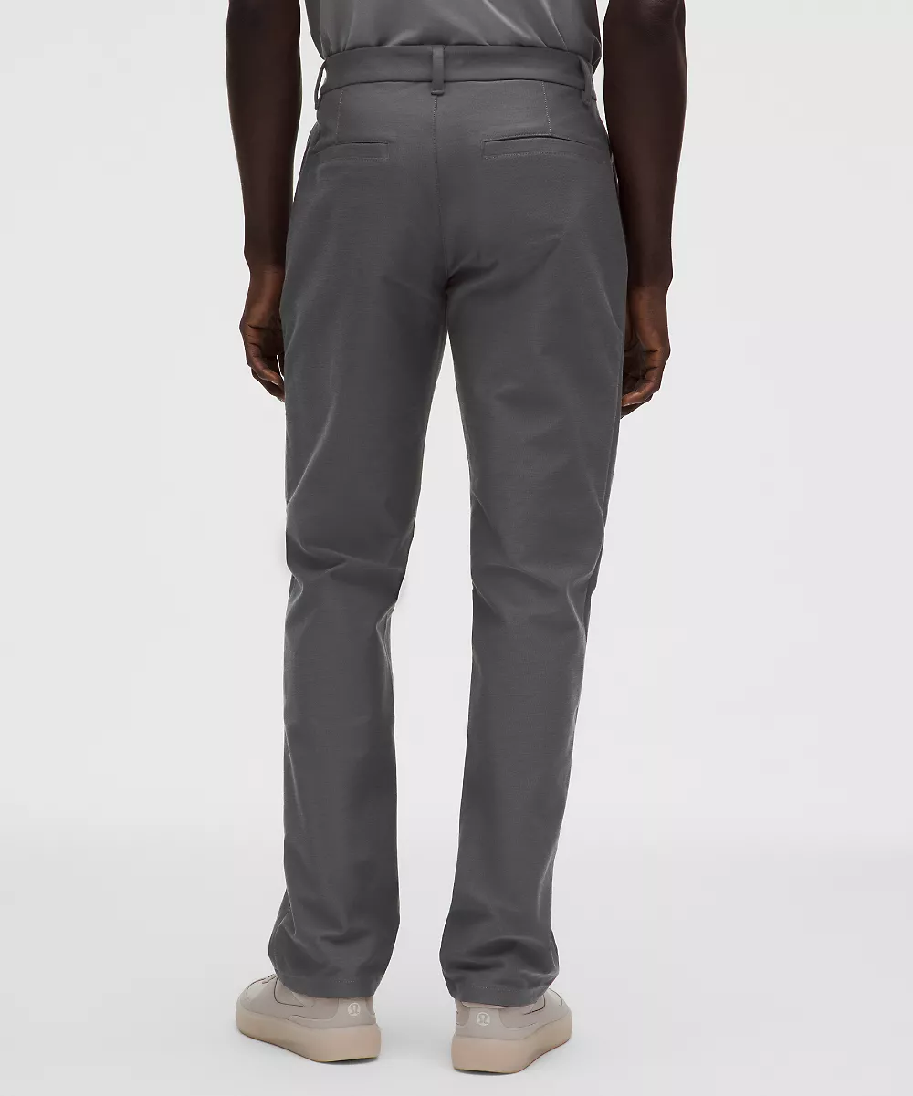 Pantalon Slacker coupe droite classique 30L — Onyx Grey, view 3