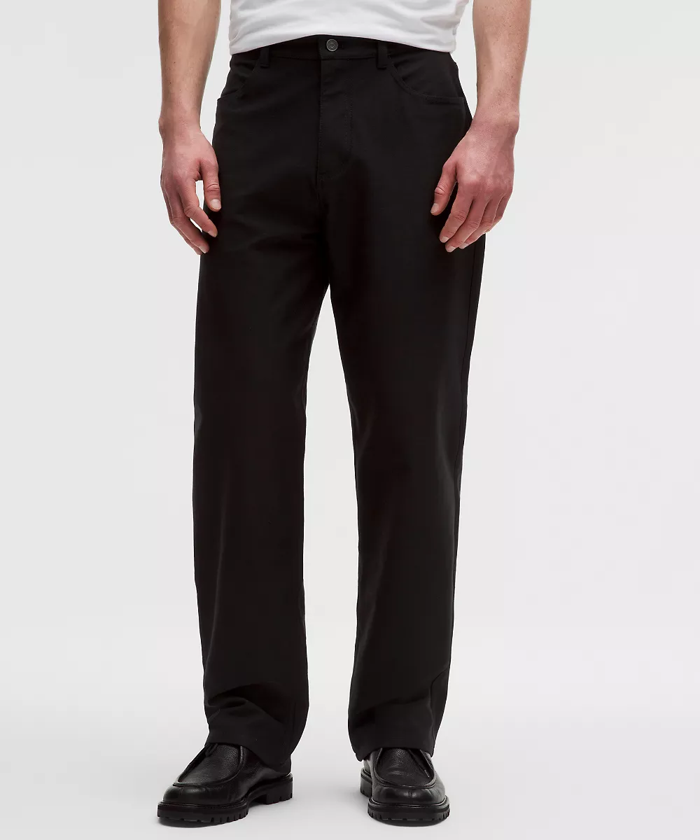 Pantalon EasyFive droit ample 34L — Black, view 2