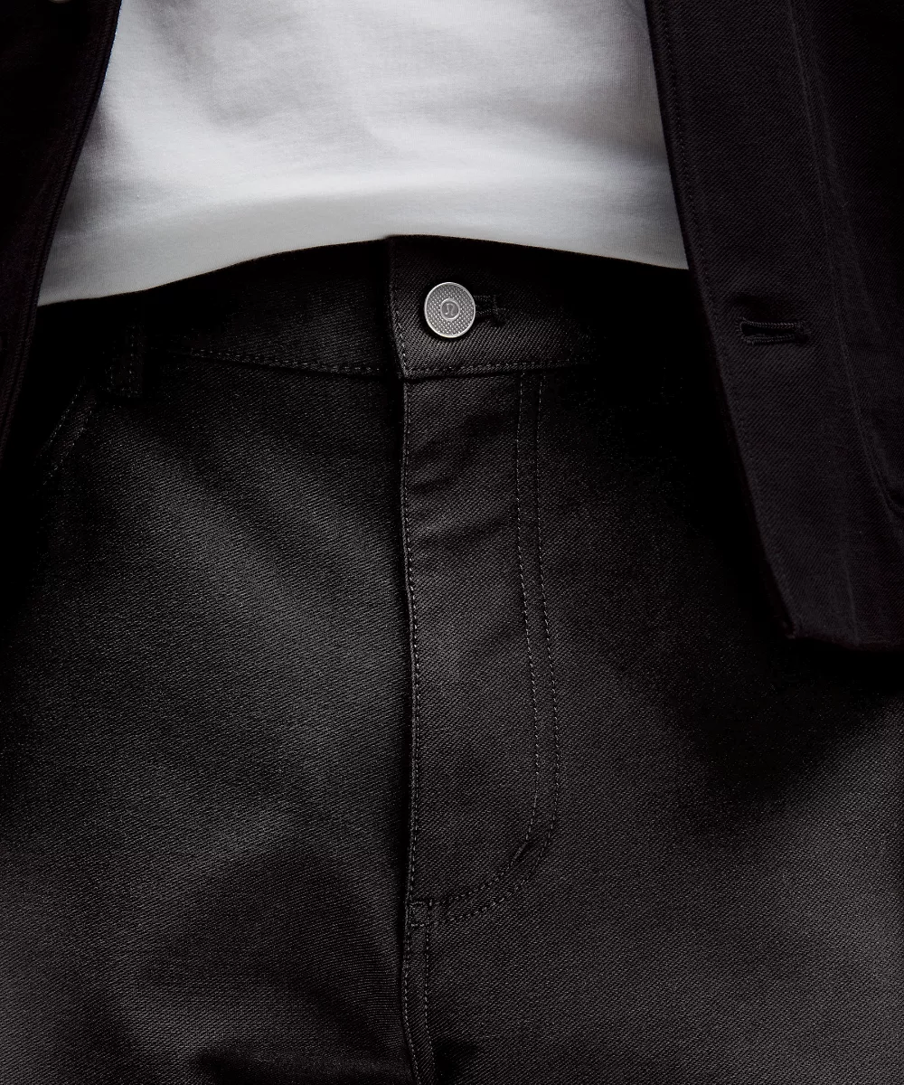 Pantalon EasyFive droit ample 34L — Black, view 4