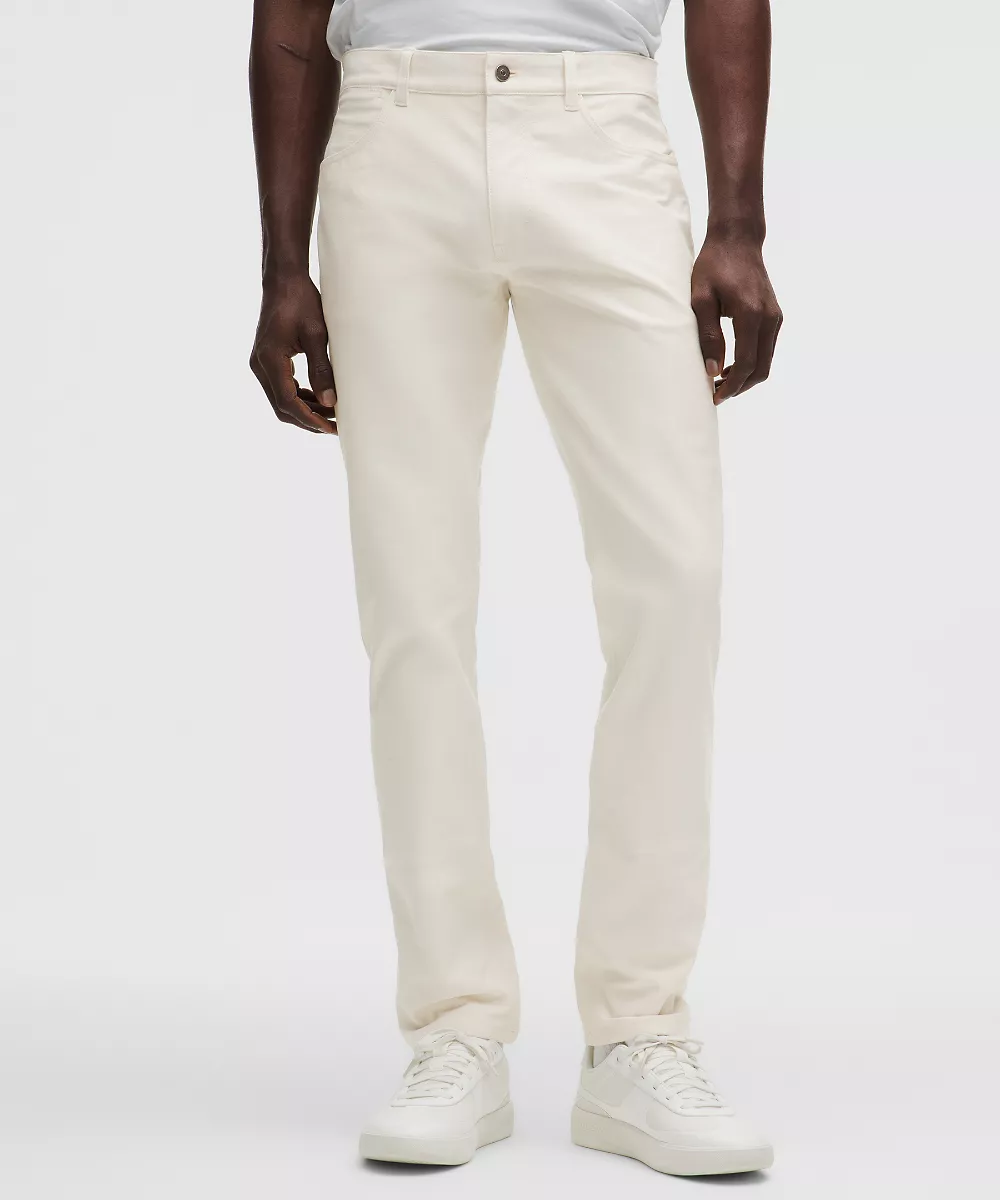 Pantalon EasyFive droit ajusté 30L — Light Ivory, view 2