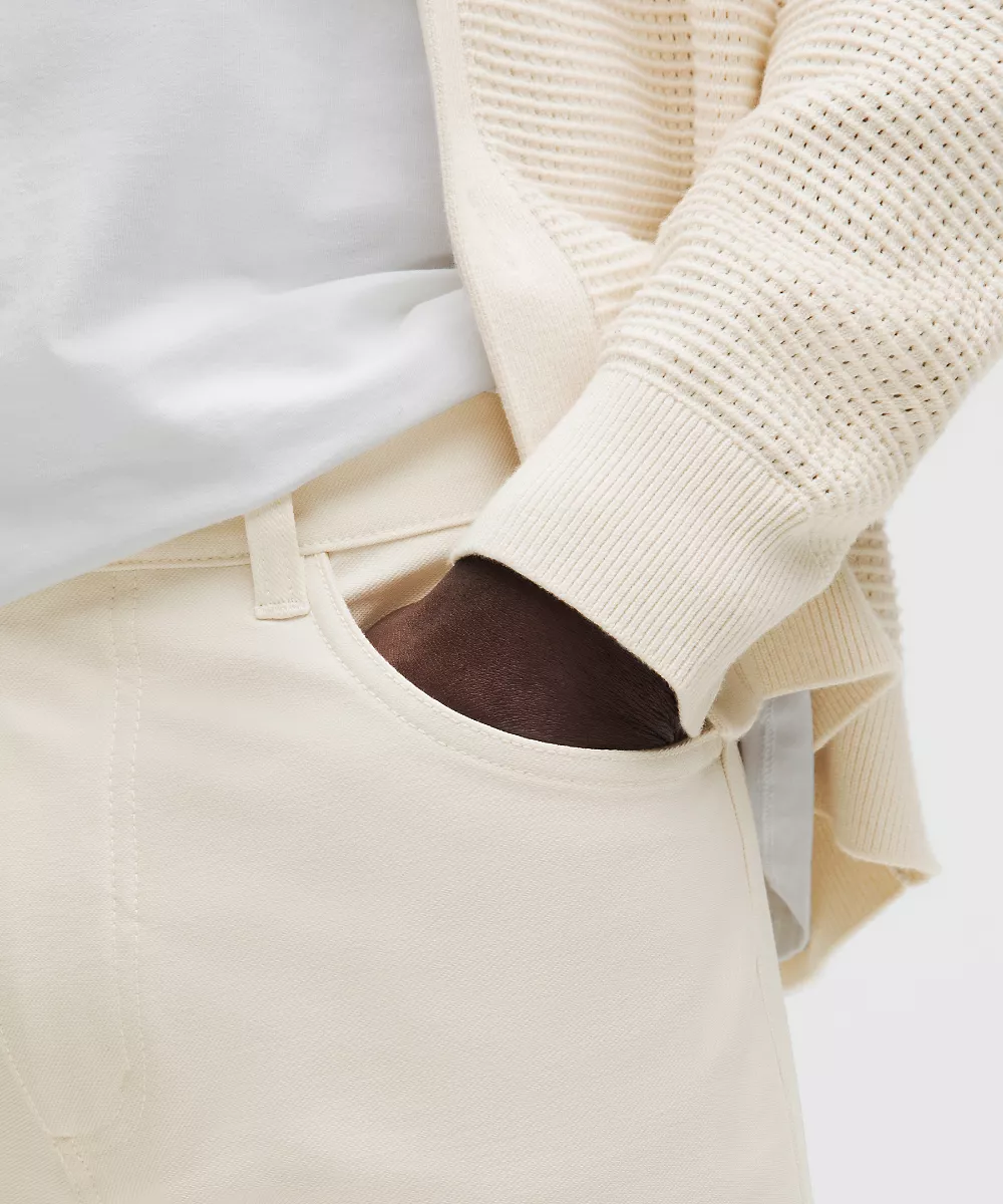 Pantalon EasyFive droit ajusté 30L — Light Ivory, view 5