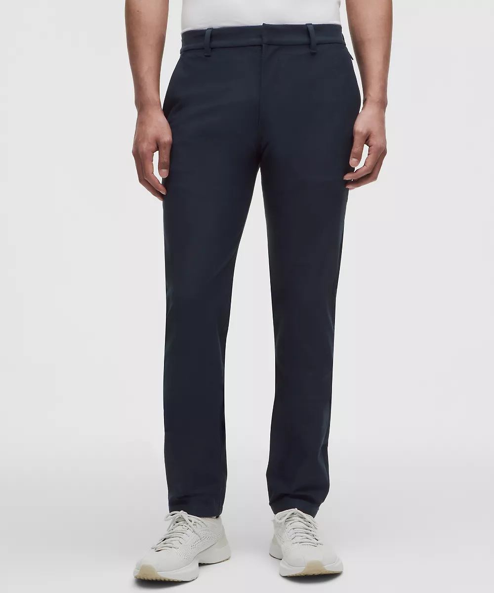 Pantalon Slacker coupe droite ajustée 30L — True Navy, view 2