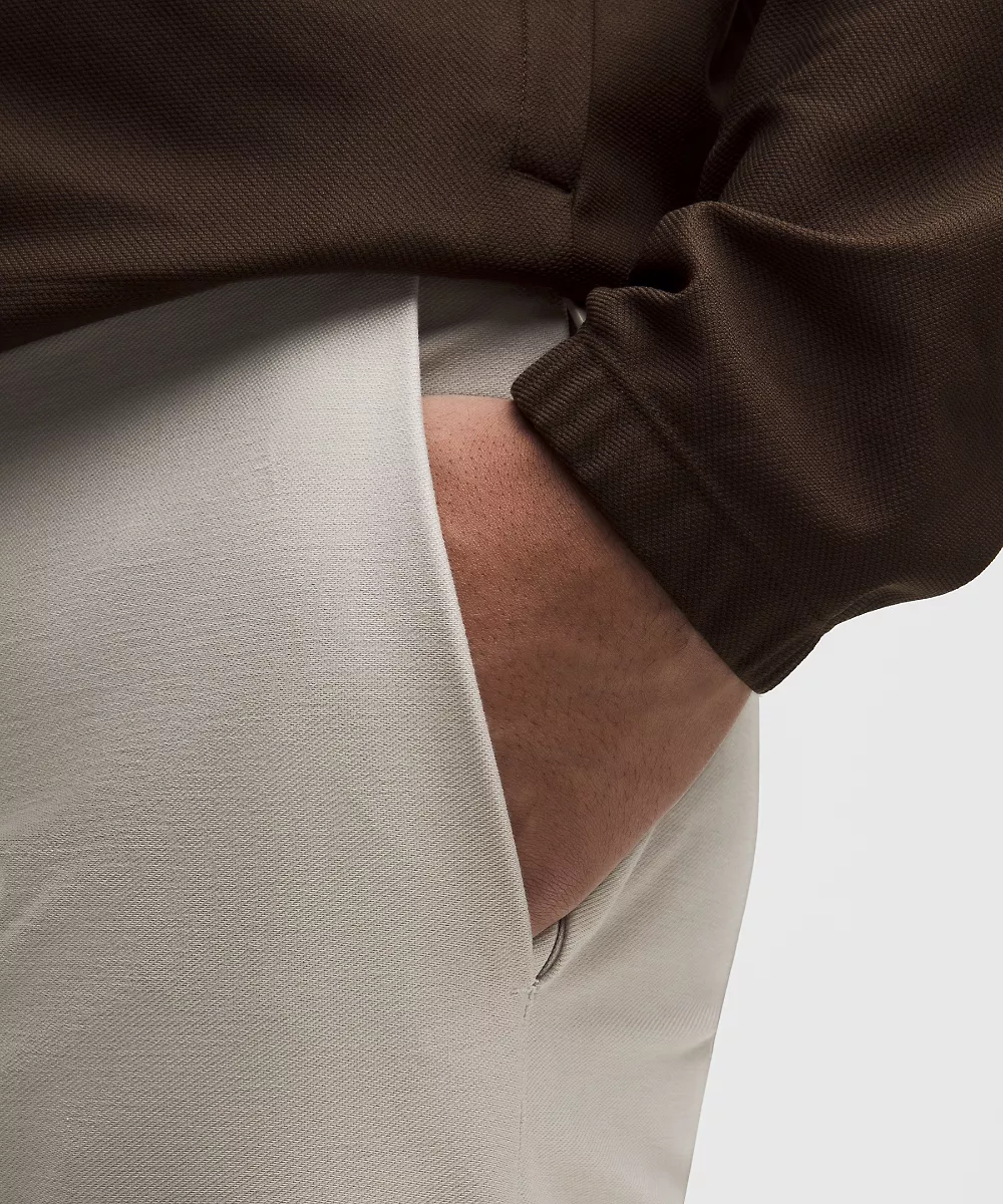 Pantalon Slacker coupe droite ajustée 34L — Downtown Tan, view 5