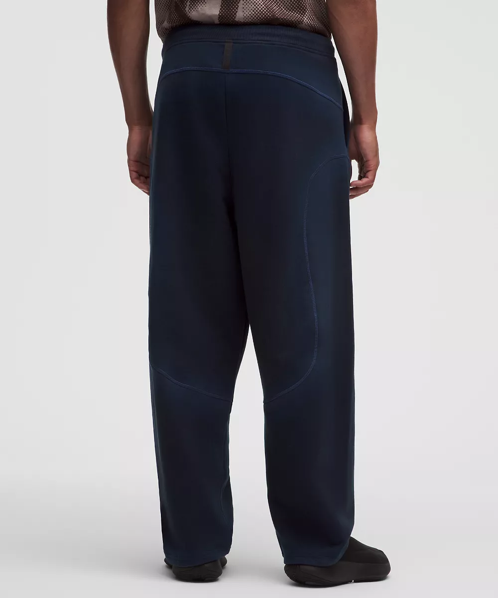 Pantalon en molleton français délavé jambe fuselée *SLNSH Collection — Sun Fade True Navy, view 3
