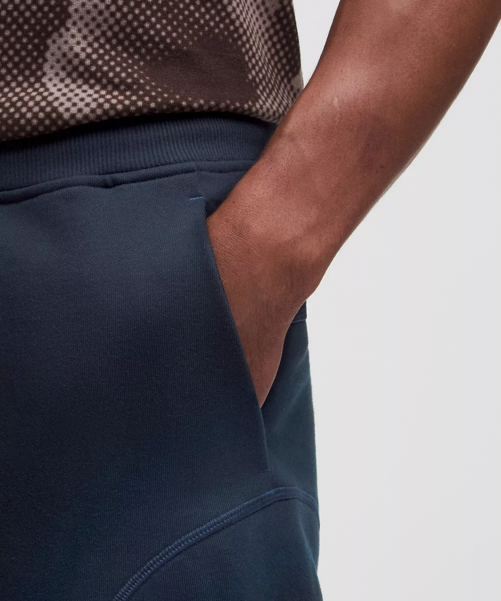 Pantalon en molleton français délavé jambe fuselée *SLNSH Collection — Sun Fade True Navy, view 5