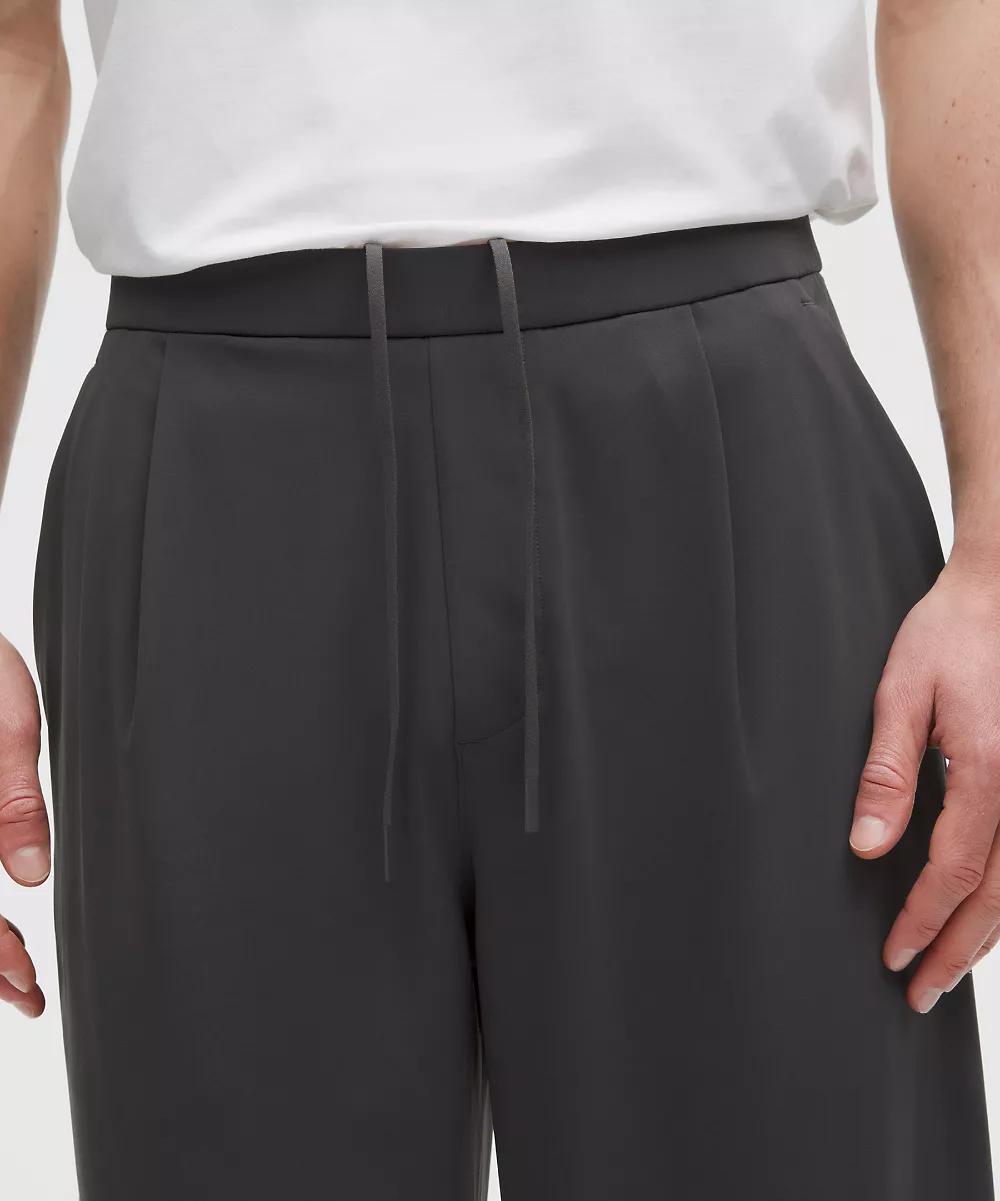 Pantalon Daydrift coupe décontractée plissé homme *Tall — Graphite Grey, view 2
