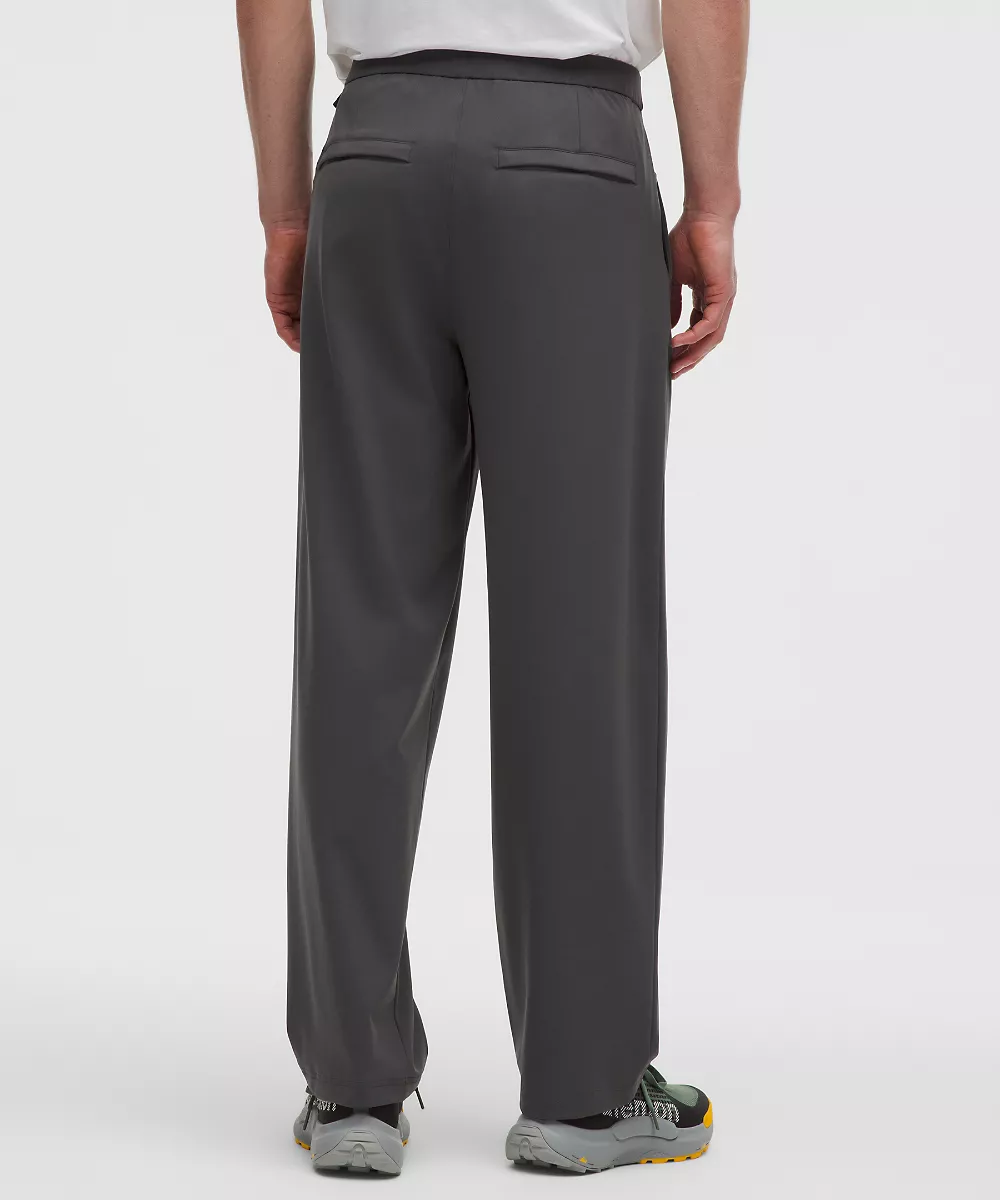 Pantalon Daydrift coupe décontractée plissé homme *Tall — Graphite Grey, view 5