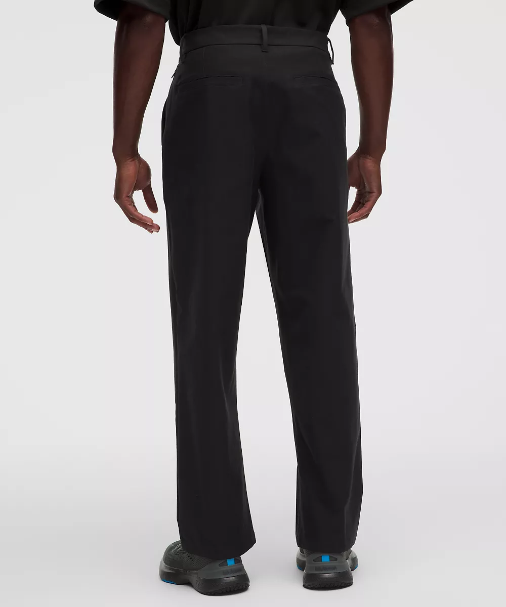 Pantalon Slacker coupe droite ample 32L *Light — Black, view 3