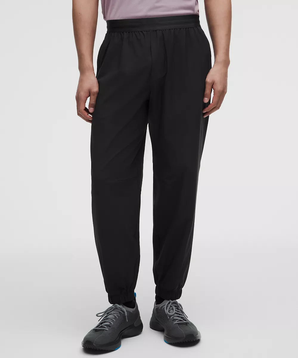 Pantalon d'échauffement d'haltérophilie *Regular — Black, view 2