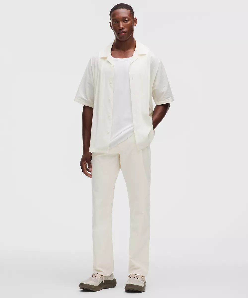 Pantalon EasyFive coupe droite classique 32L *Léger — Light Ivory, view 1