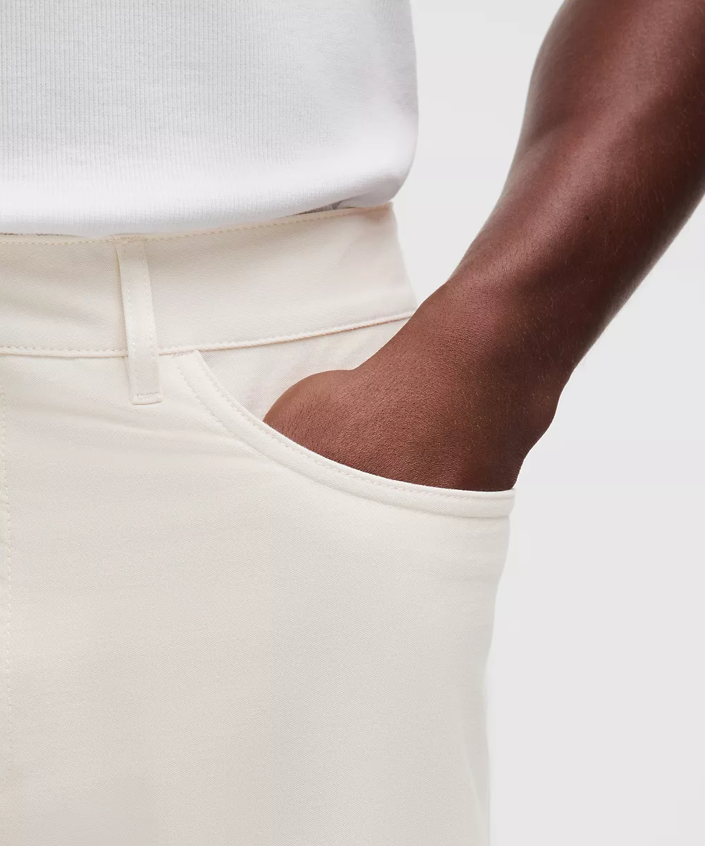 Pantalon EasyFive coupe droite classique 32L *Léger — Light Ivory, view 5