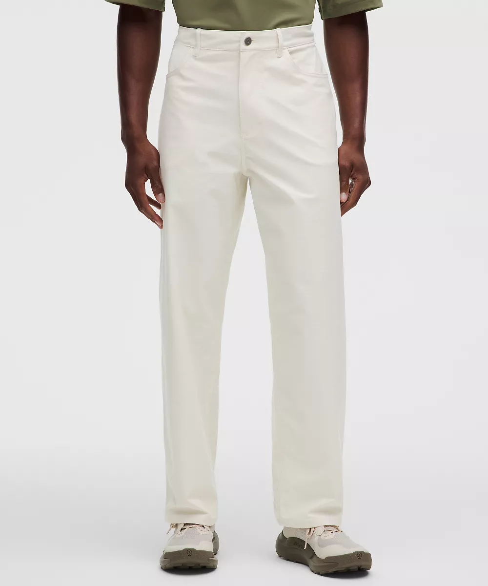 Pantalon EasyFive droit ample 32L *Léger — Light Ivory, view 2