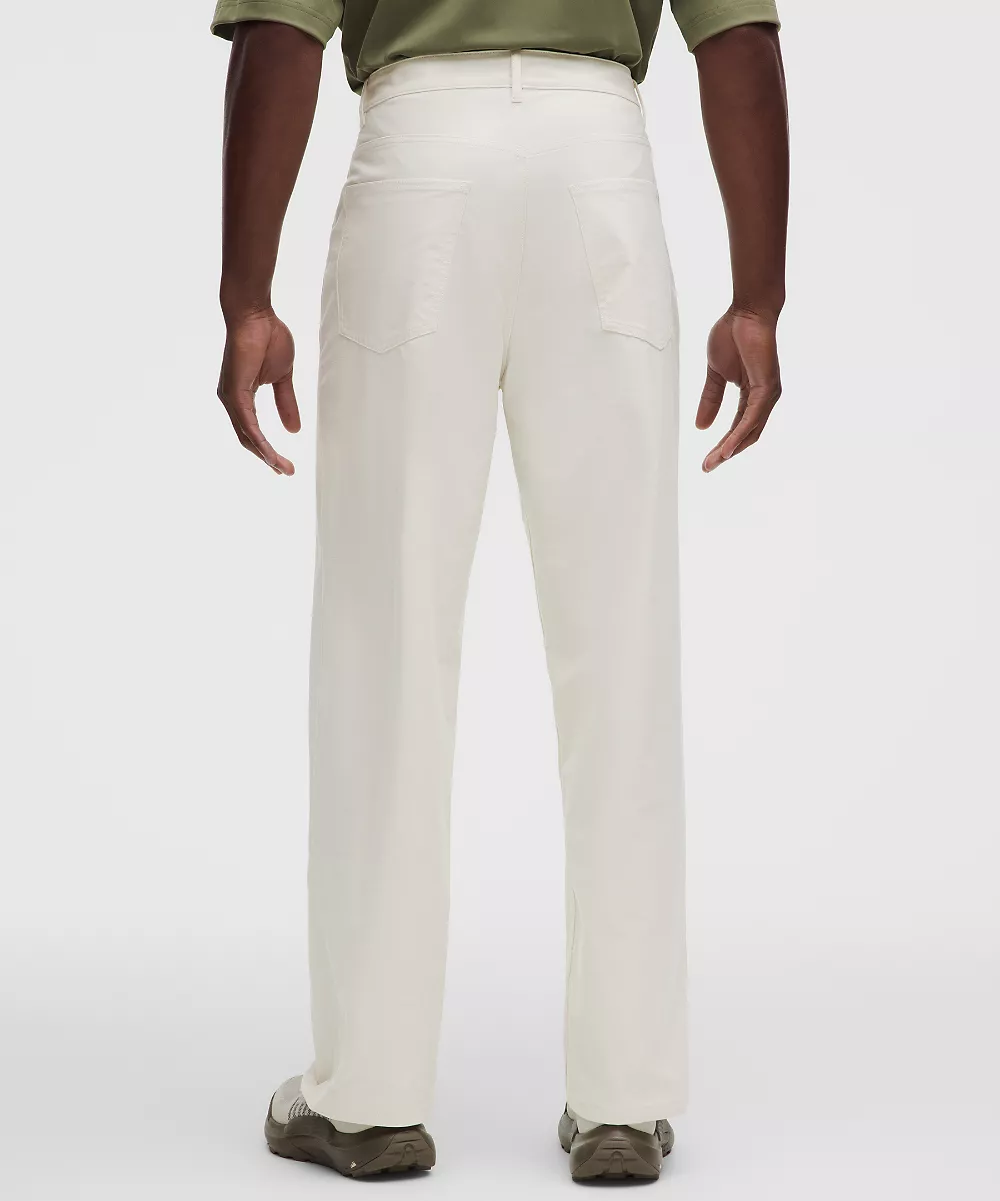 Pantalon EasyFive droit ample 32L *Léger — Light Ivory, view 3