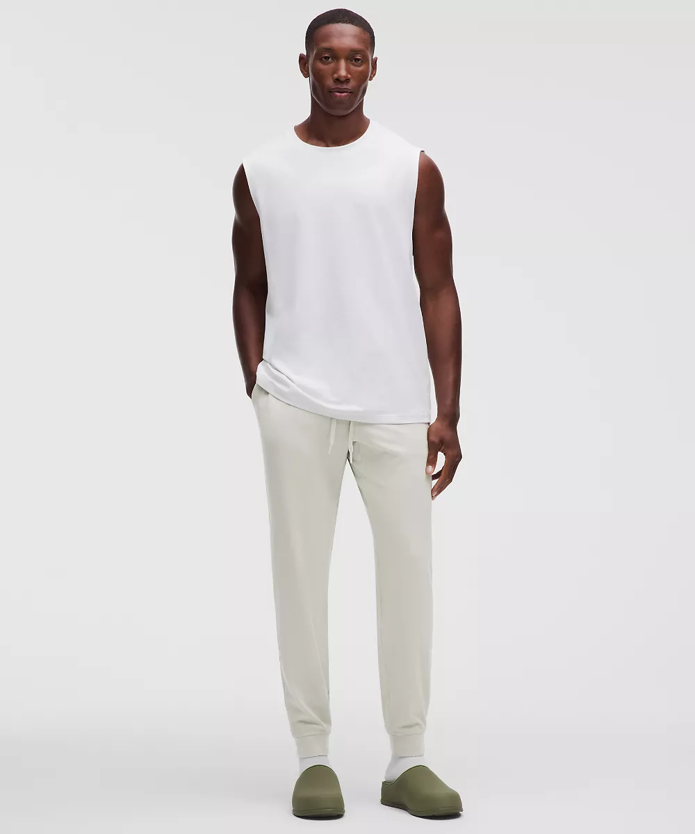 Jogging en jersey doux et mesh *Regular — Meadow Haze, view 1