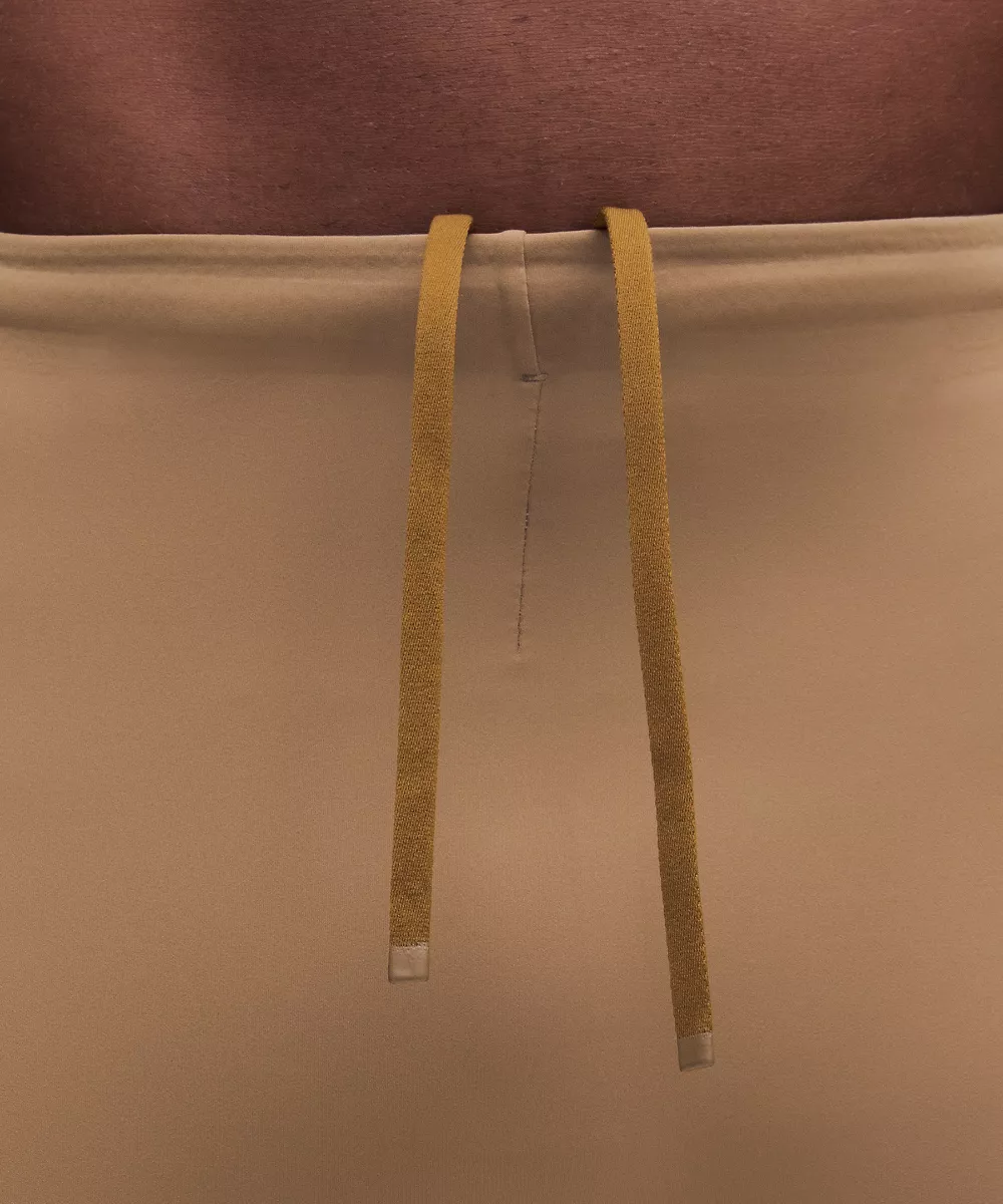 Legging mi-long Fast and Free 8" — Sand, view 4