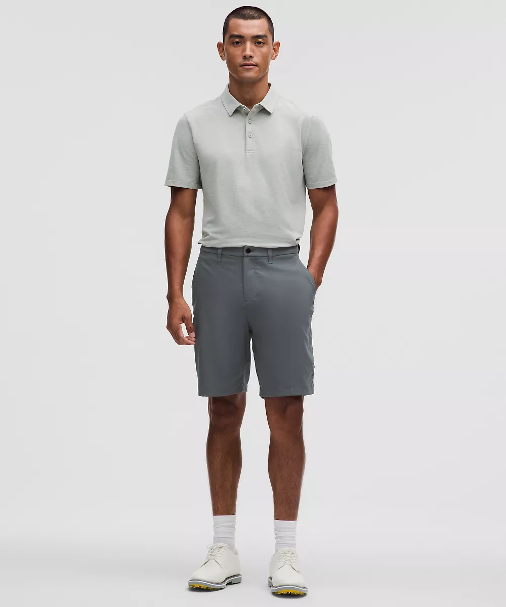 Short de golf ABC coupe classique 9" — Oil Grey, view 2
