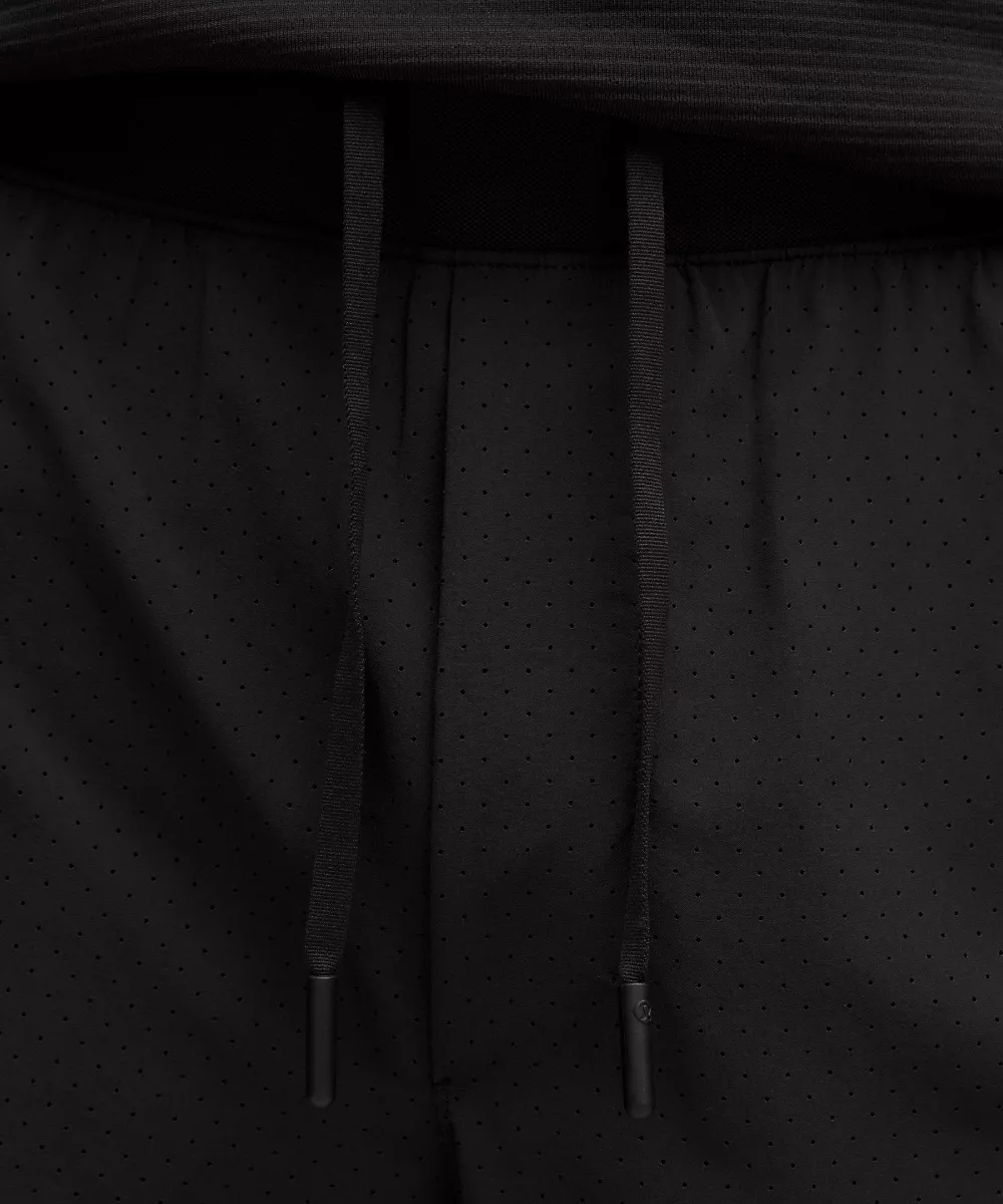 Short de running doublé Fast and Free 5" — Black, view 5
