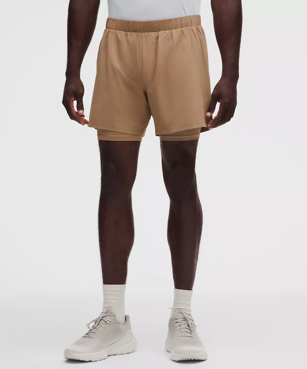 Short doublé Mile Maker ripstop 6" — Sand, view 2