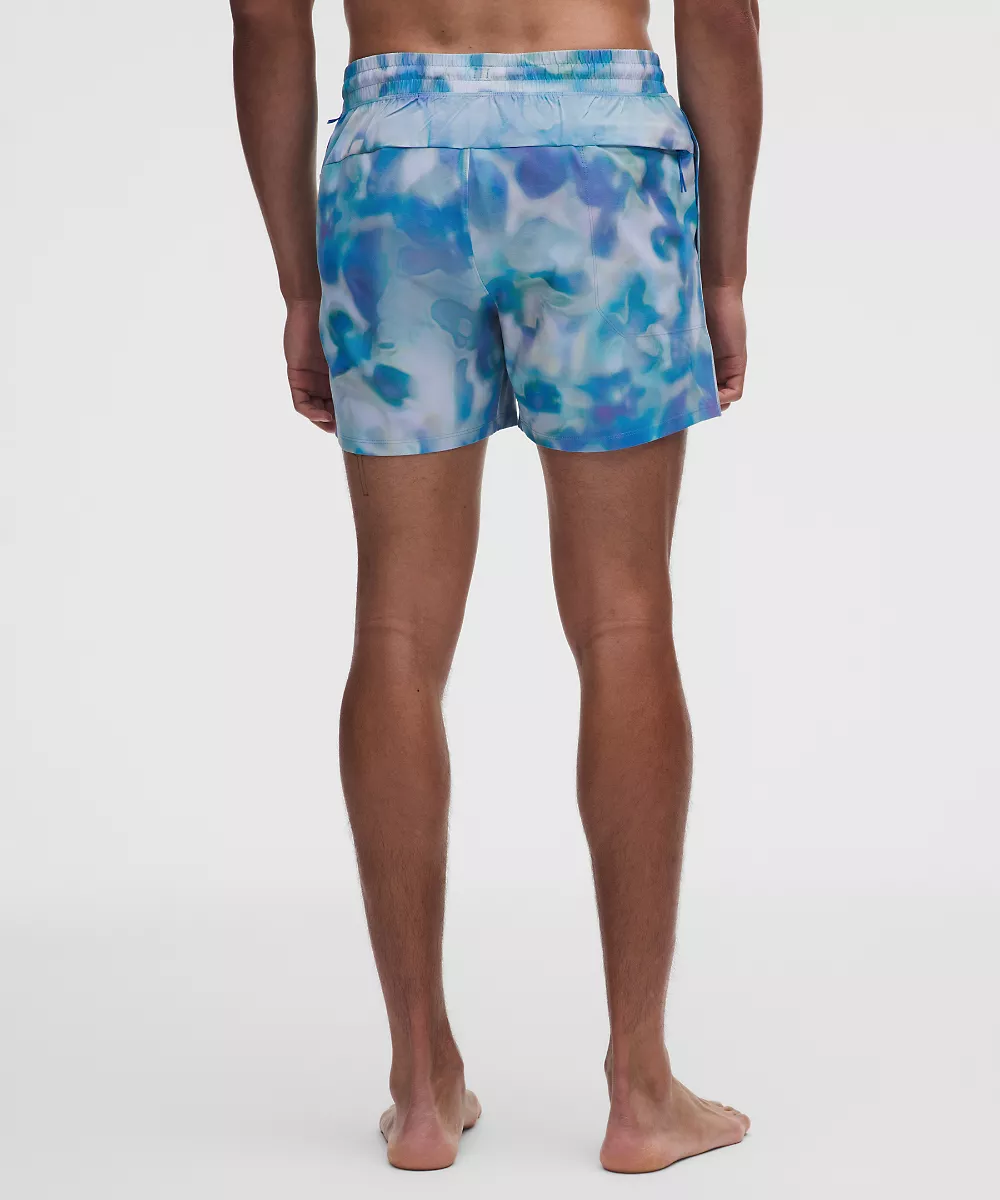 Short de bain 5" *Doublé — Floral Glow Blue Multi, view 3