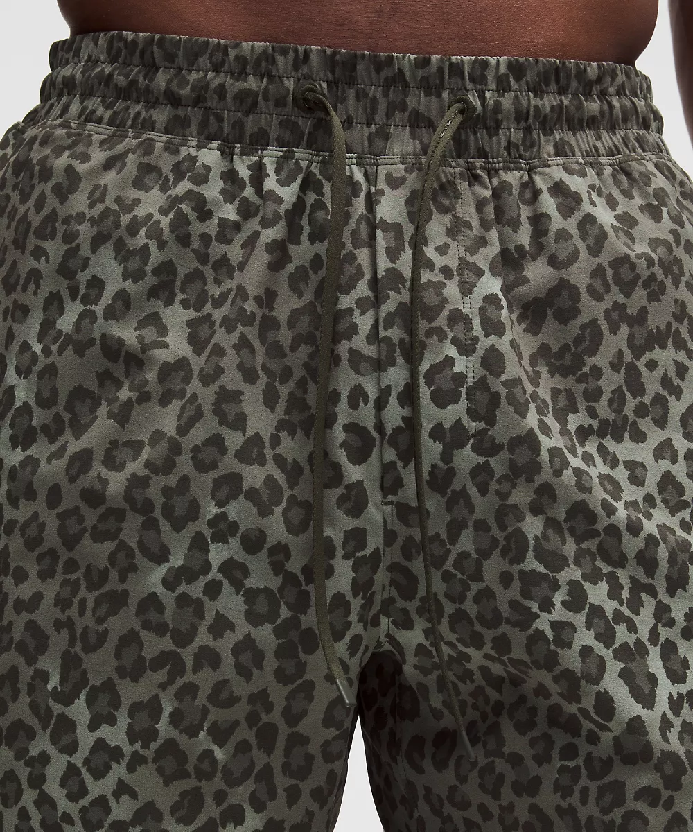 Short de bain 7" *Doublé — True Leopard Midi Green Multi, view 4